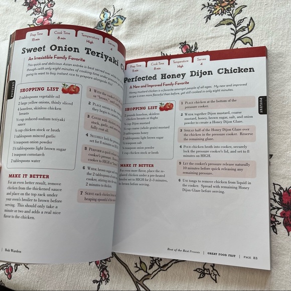 Great Food Fast : Bob Warden's Ultimate Pressure Cooker Recipes - Picture 3 of 3